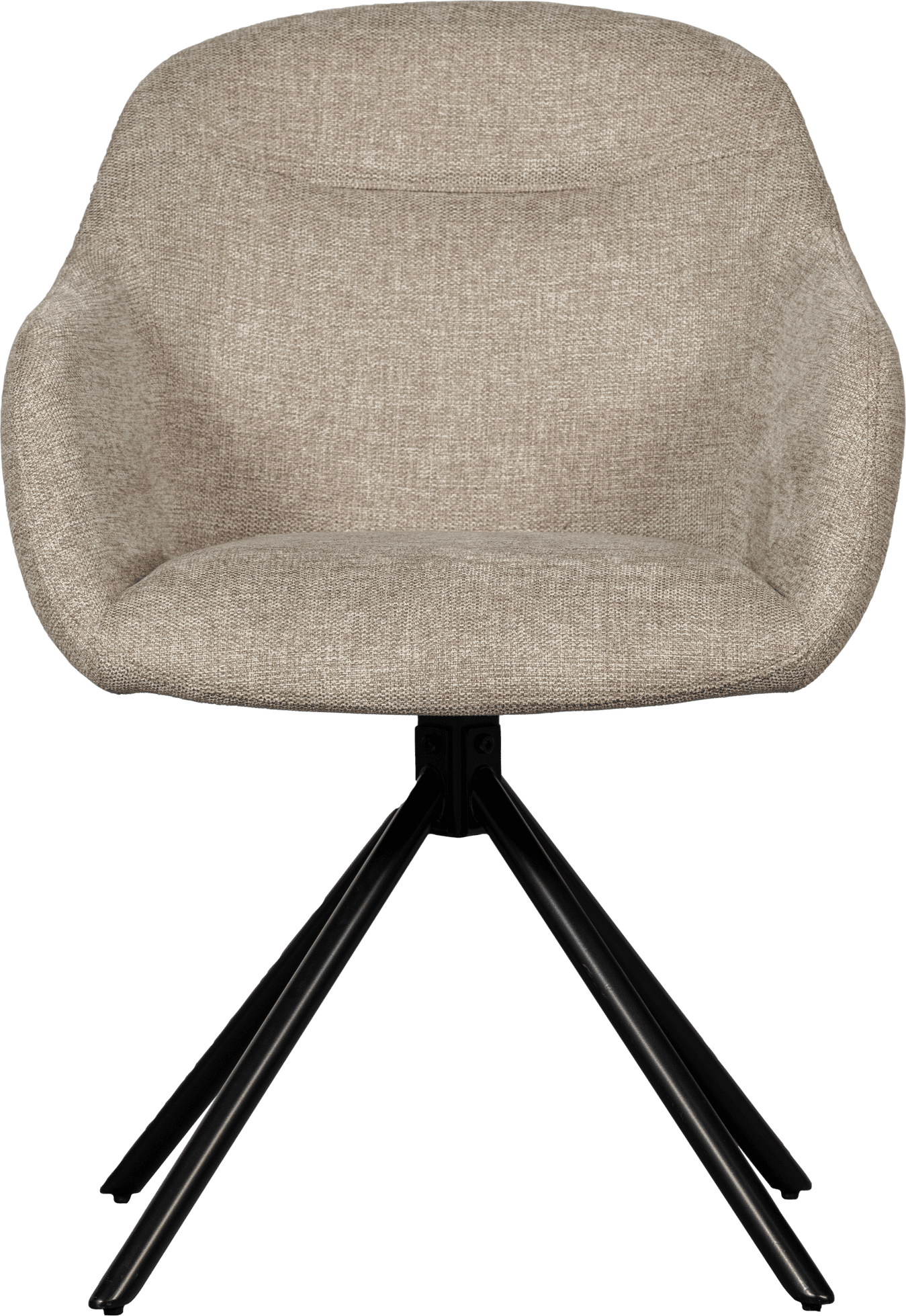 WOOOD Grant-jaki eetkamerstoel zand Beige|Bruin Eetkamerstoel