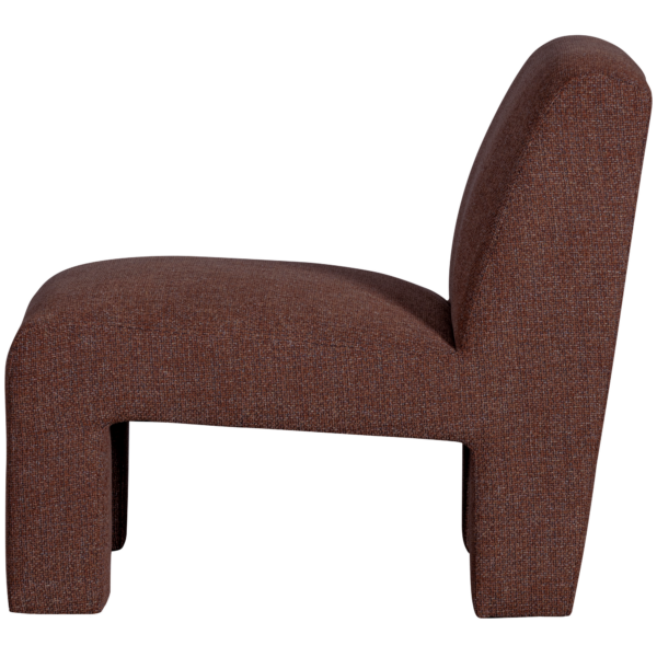 WOOOD Lavid fauteuil chestnut Paars Fauteuil