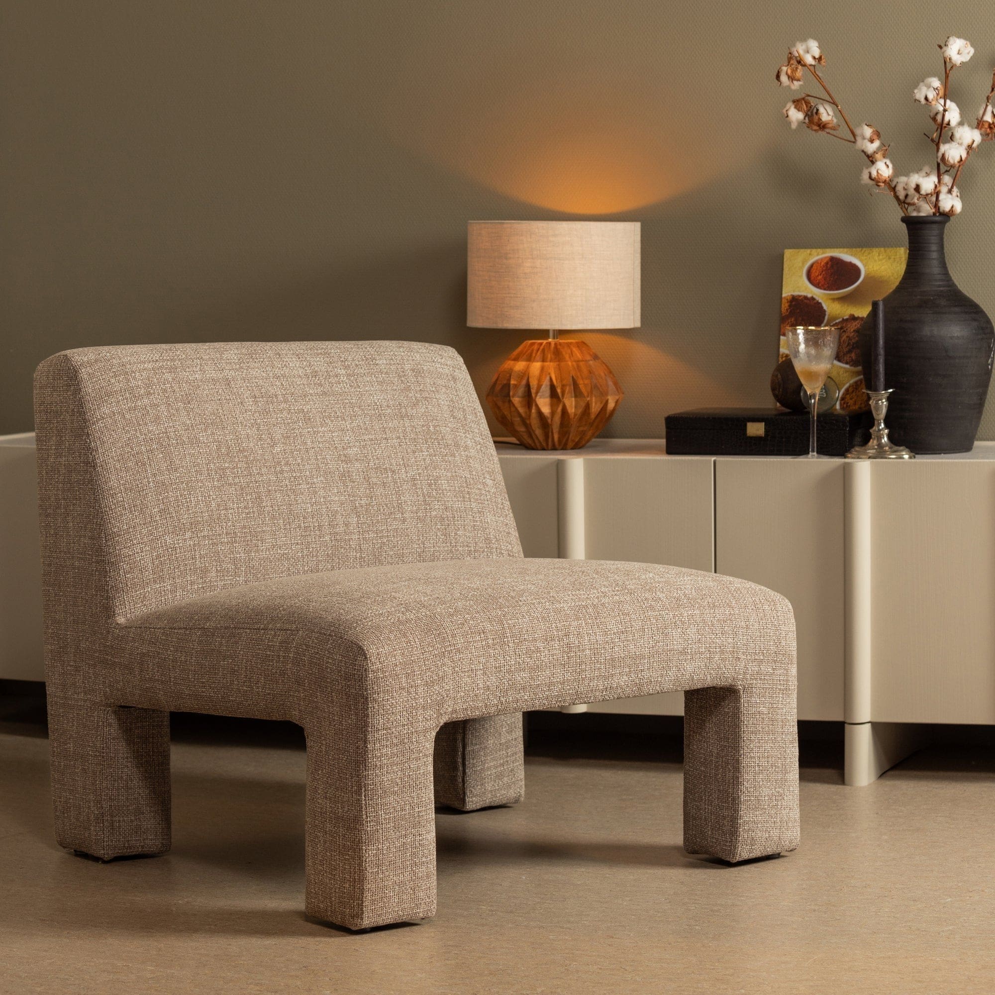 WOOOD Lavid fauteuil ginger Ginger Fauteuil