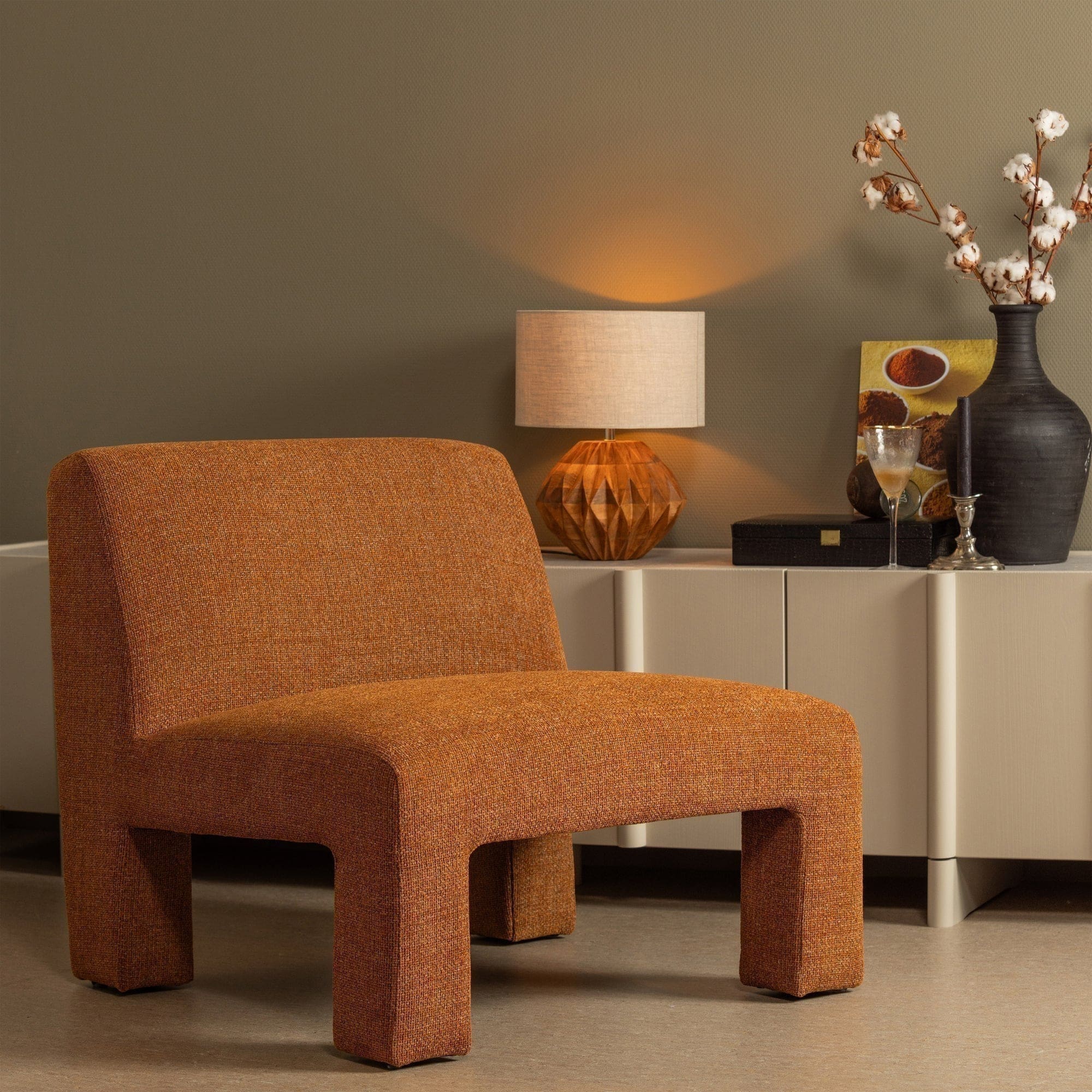 WOOOD Lavid fauteuil ginger Ginger Fauteuil