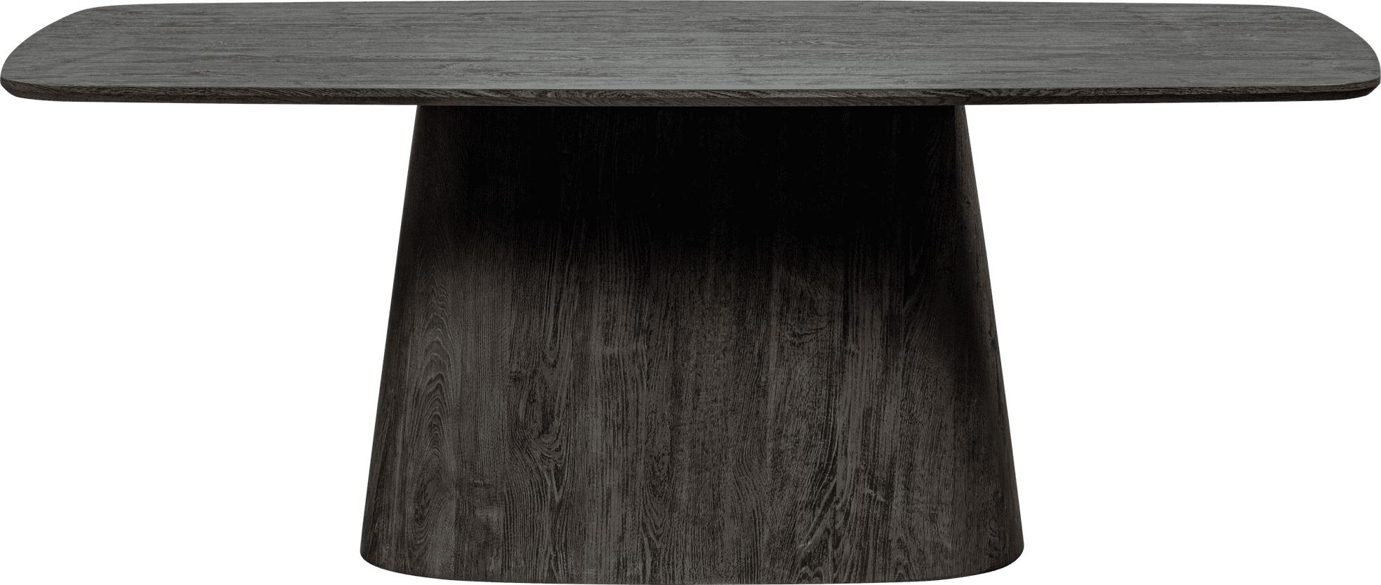 WOOOD Leah eettafel mdf donkerbruin 200x105cm Bruin Eettafel