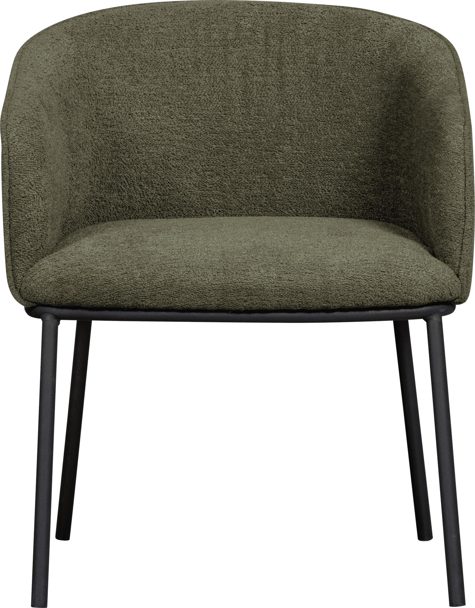 WOOOD Leon eetkamerstoel forest green Groen Eetkamerstoel