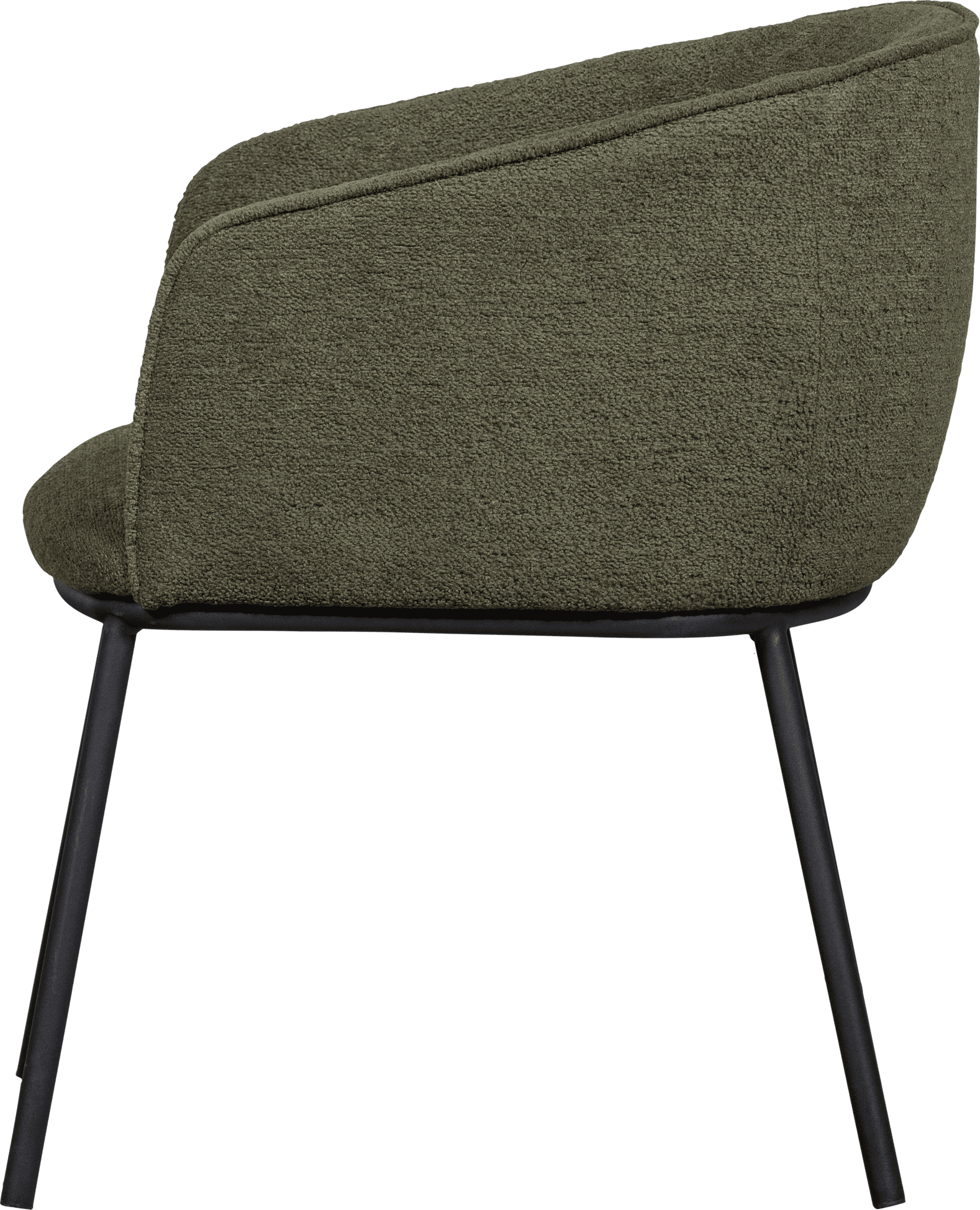 WOOOD Leon eetkamerstoel forest green Groen Eetkamerstoel