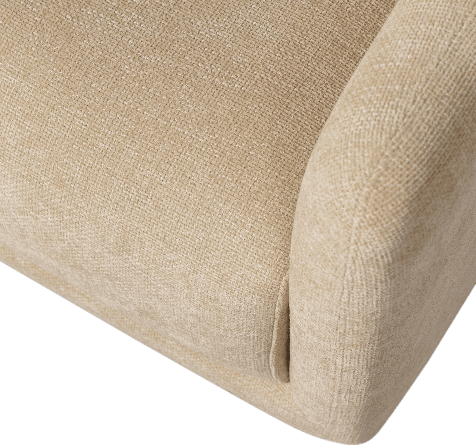 WOOOD Oscar draaifauteuil naturel Naturel Draaifauteuil