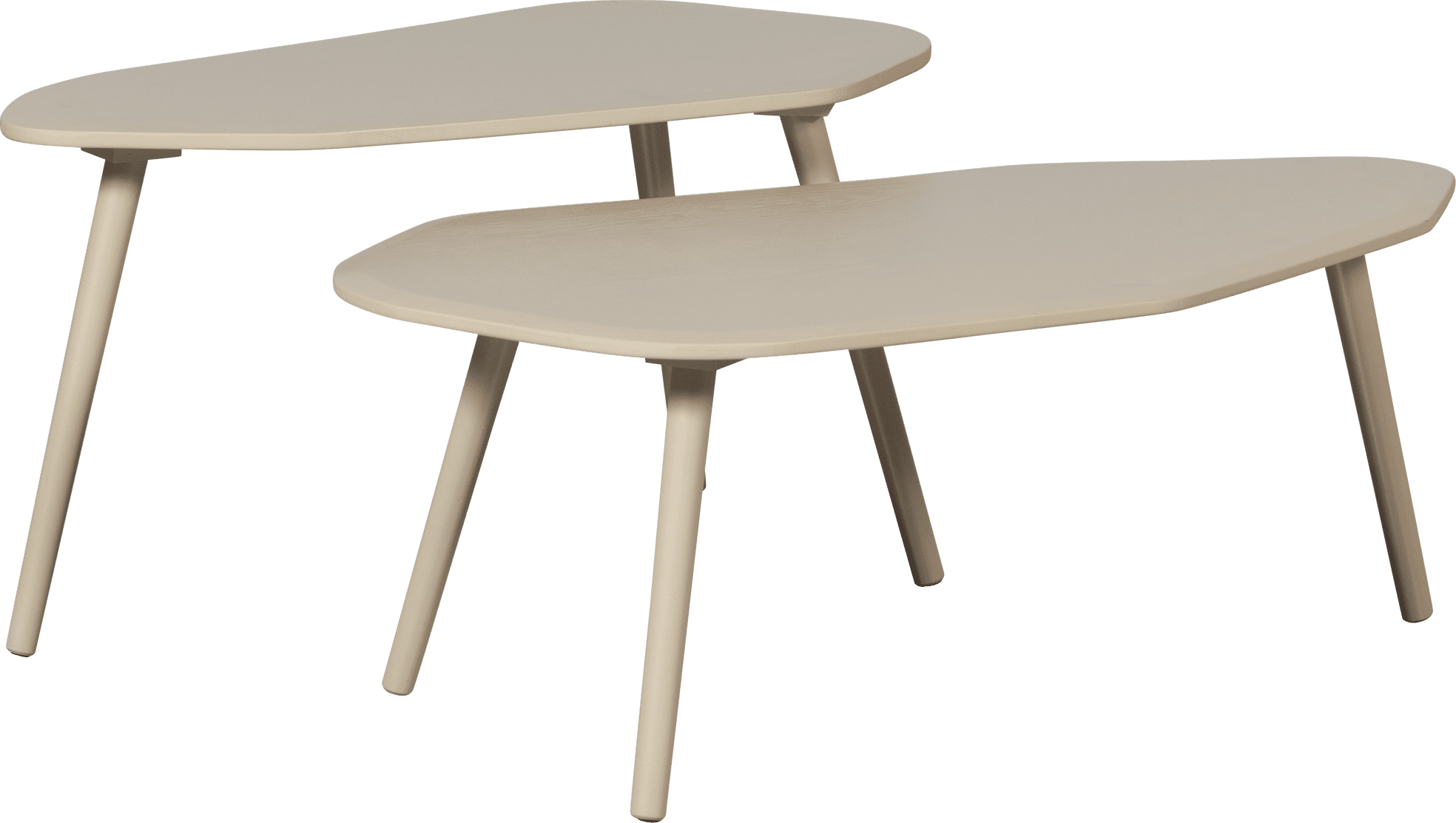 WOOOD Set/2 - davina bijzettafels dust Paars Bijzettafel
