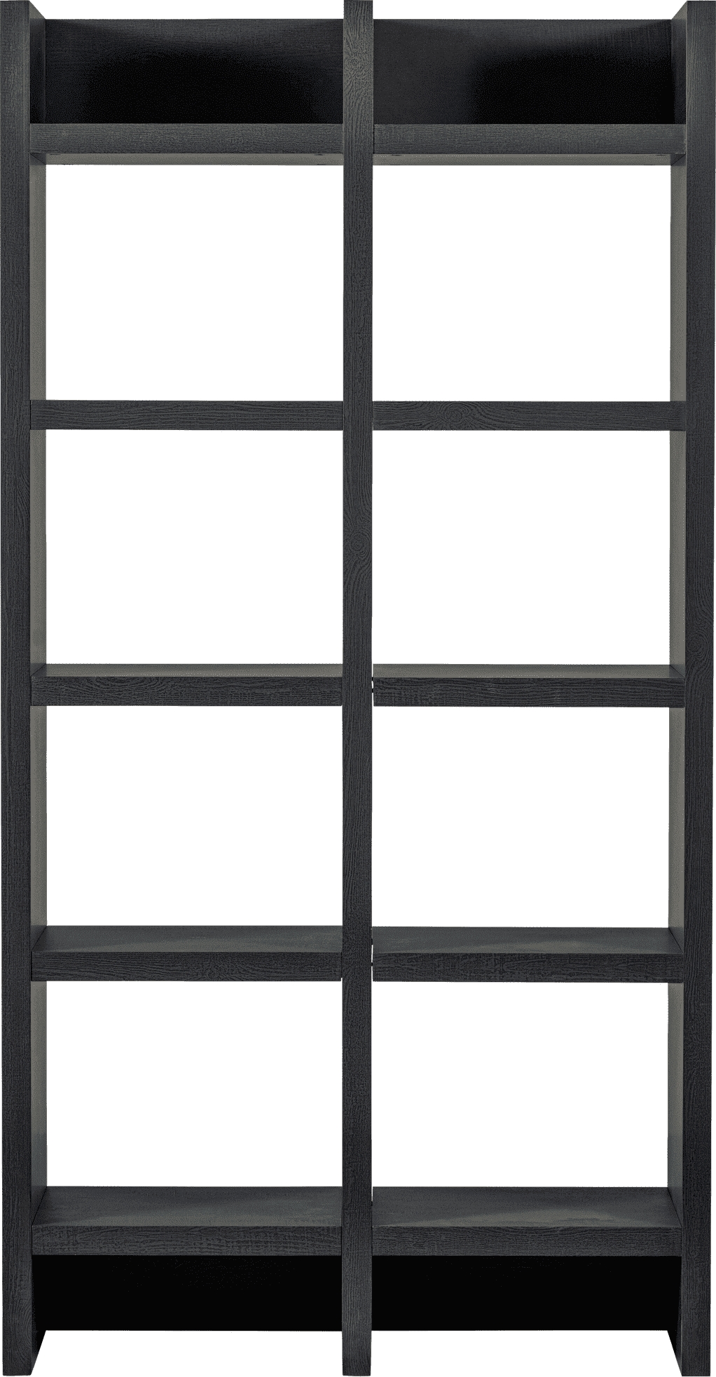 WOOOD Timo open kast mdf donkerbruin 195x100x40cm Bruin Kast