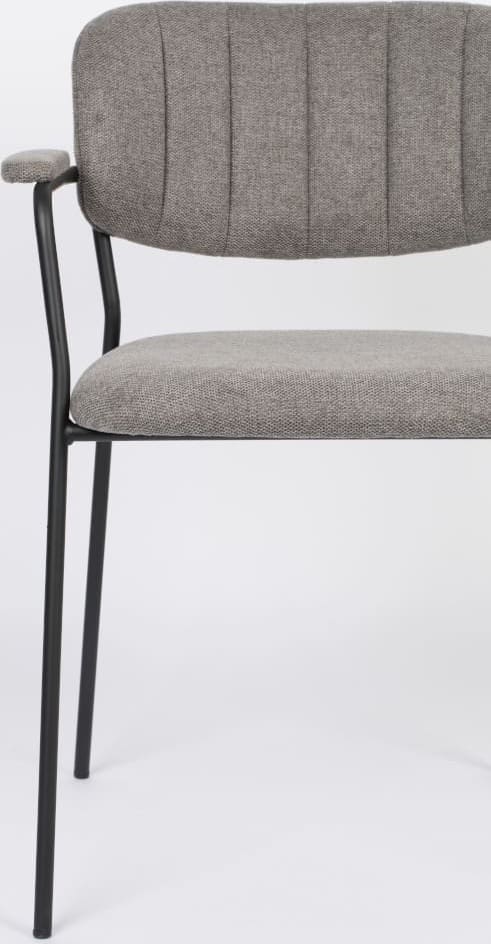 Armstoel Jolien Black/grey White Label Living ZVR1200219