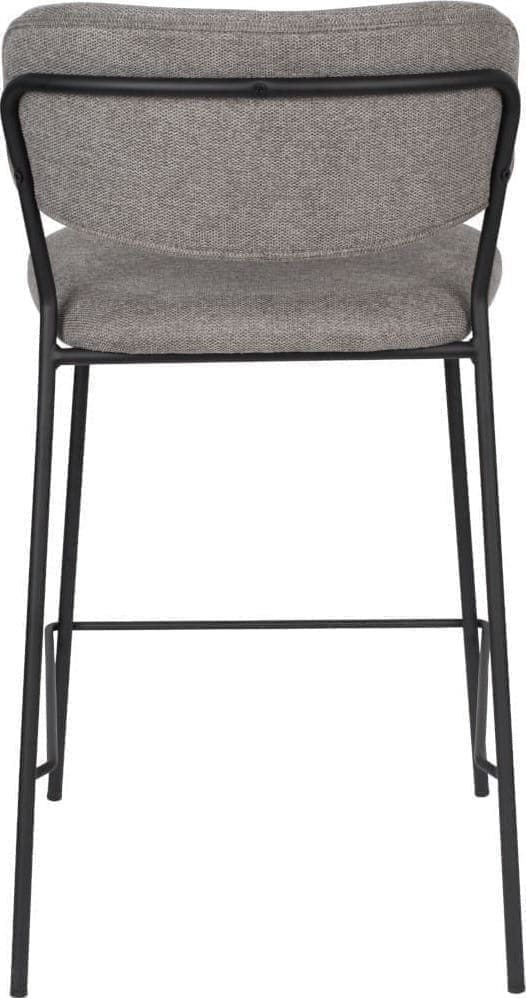 Barstoel Jolien Black/grey White Label Living ZVR1500090