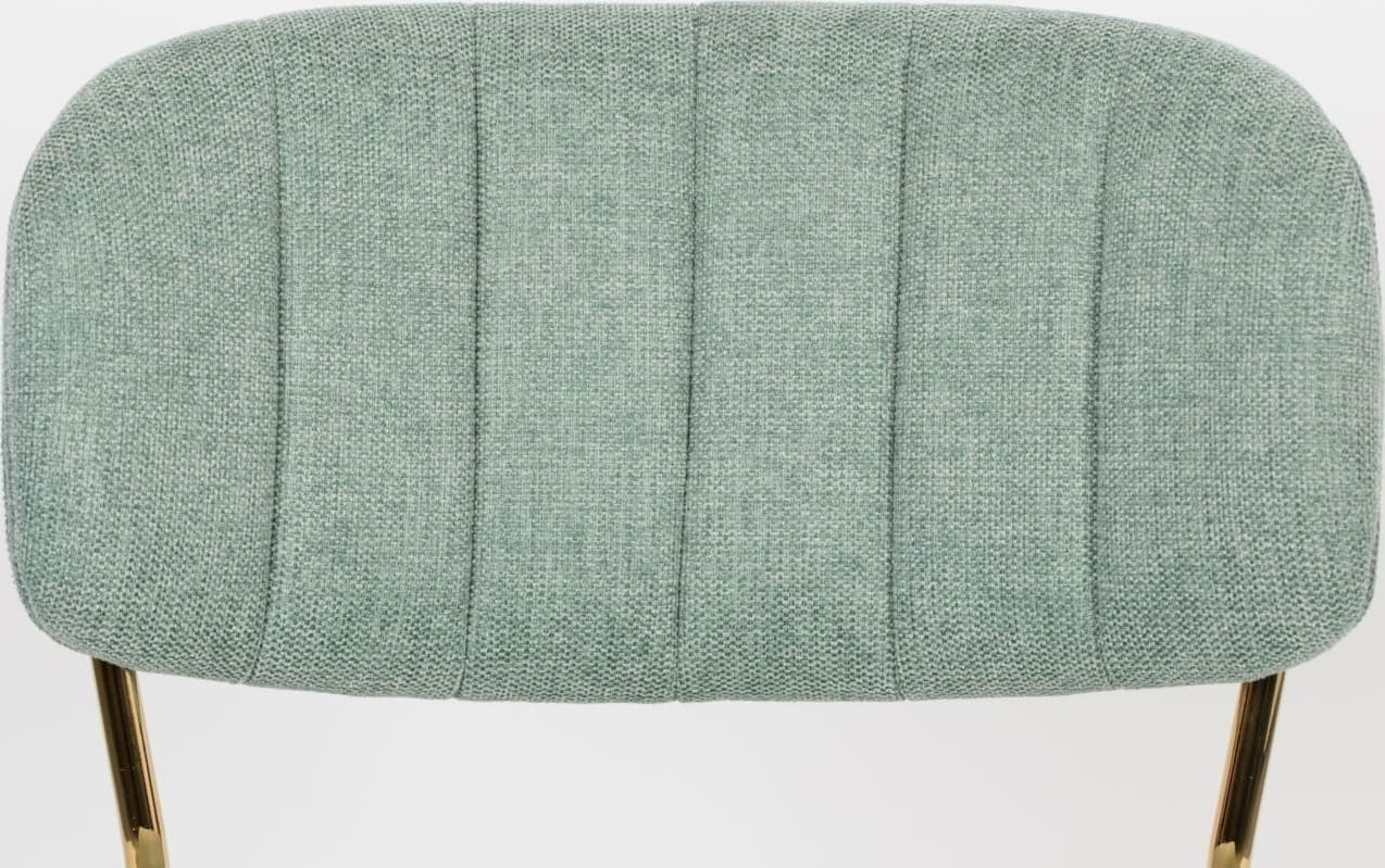 Eetkamerstoel Jolien Gold/light Green White Label Living ZVR1100436