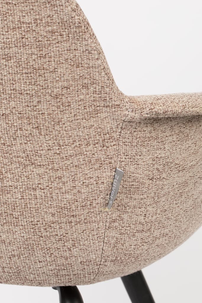 Armstoel Albert Kuip Soft Beige Zuiver ZVR1200210