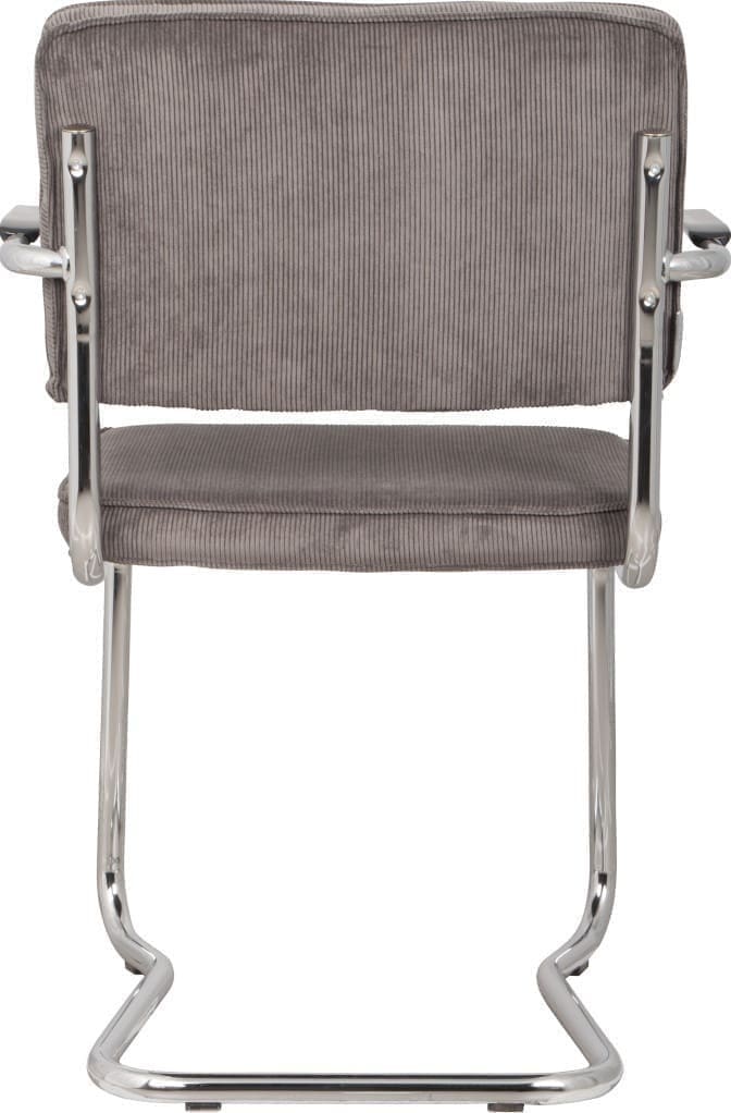 Armstoel Ridge Kink Rib Grey 6a Zuiver ZVR1200048