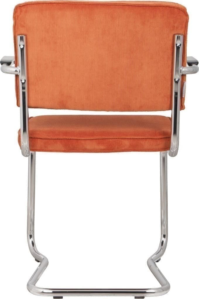 Armstoel Ridge Kink Rib Orange 19a Zuiver ZVR1200046