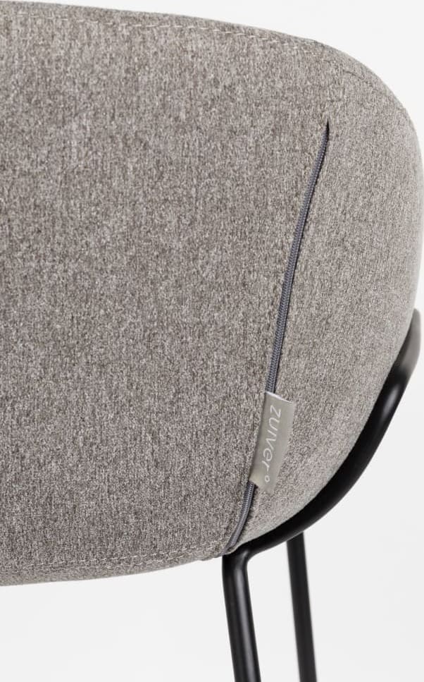 Barstoel Feston Fab Grey Zuiver Barstoel ZVR1500064