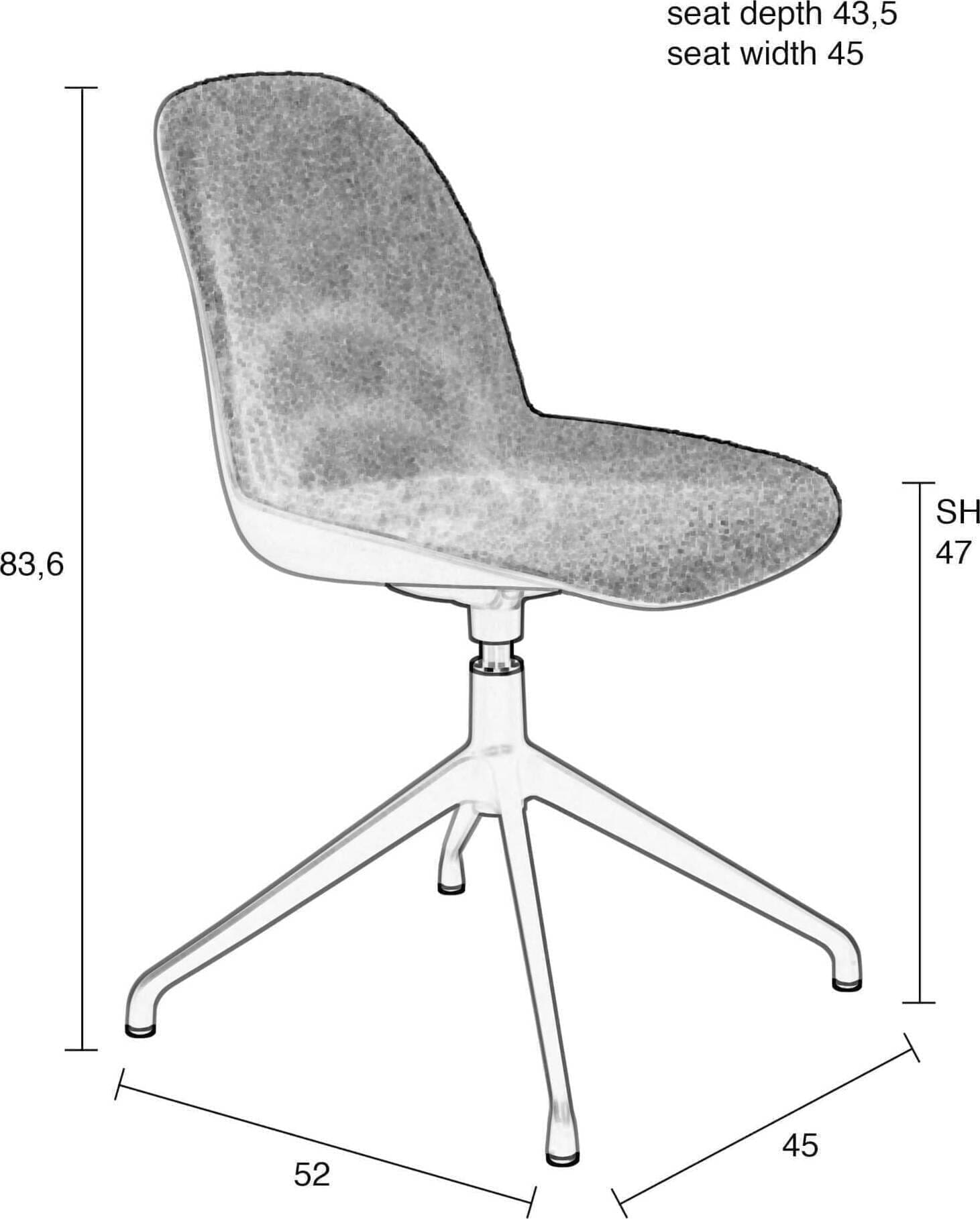 Eetkamerstoel Albert Kuip Swivel - Green - Afbeelding 6
