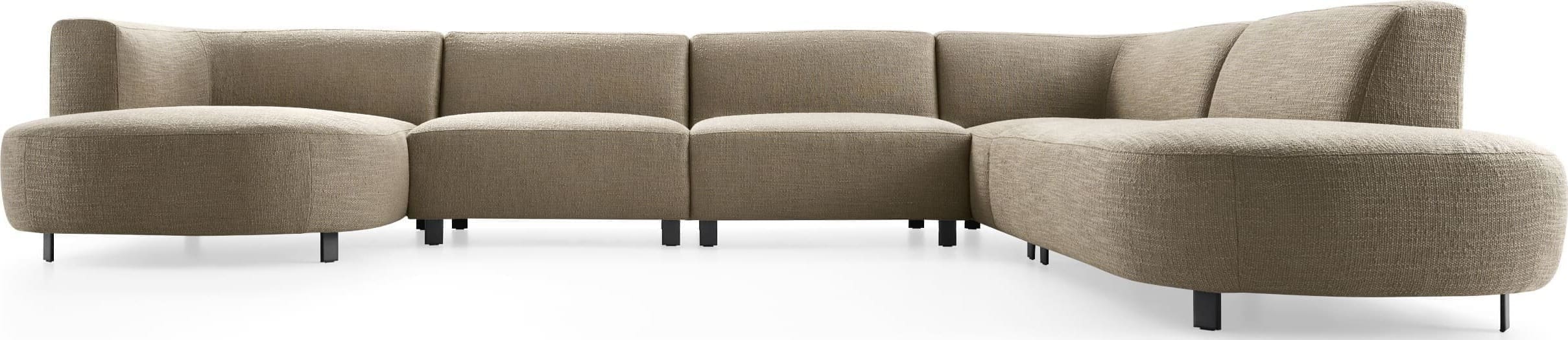 Brentwood hoekbank van Baenks, een comfortabele en stijlvolle toevoeging aan elk interieur. Personaliseer je bank met een scala aan kleuren en bekledingsopties, en kies uit diverse configuraties en comfortopties.