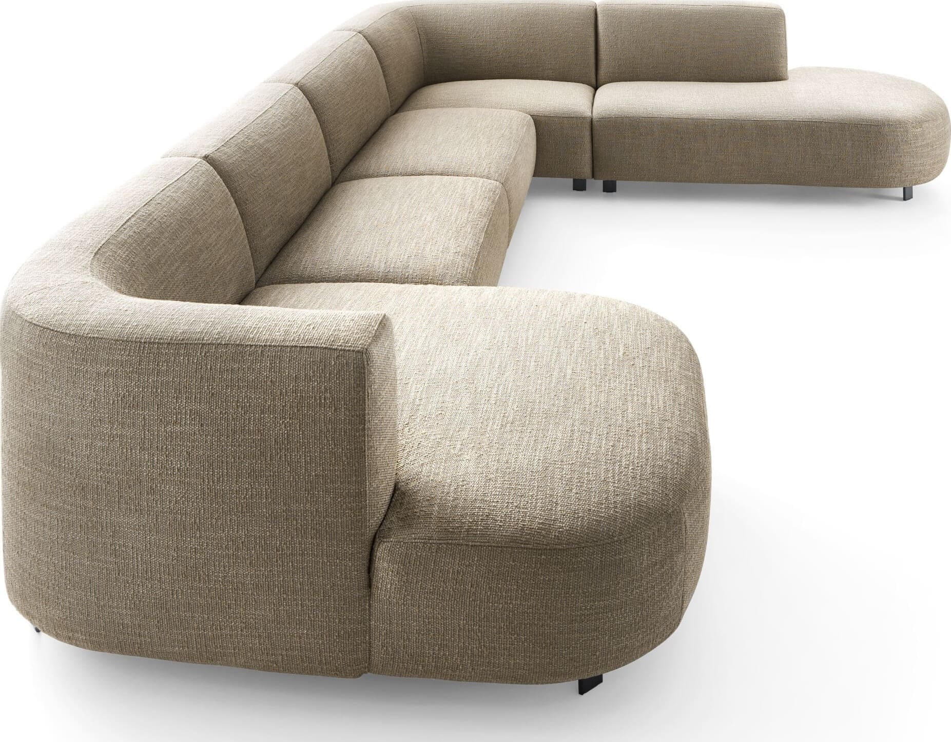 Brentwood hoekbank van Baenks, een comfortabele en stijlvolle toevoeging aan elk interieur. Personaliseer je bank met een scala aan kleuren en bekledingsopties, en kies uit diverse configuraties en comfortopties.