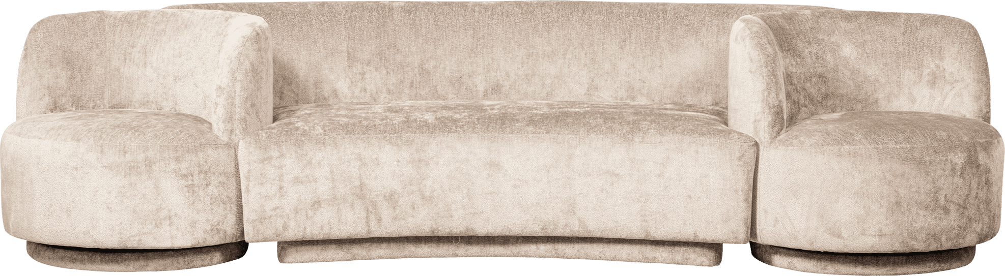 BePureHome Combi-popular: bankje fauteuils naturel Naturel Fauteuil