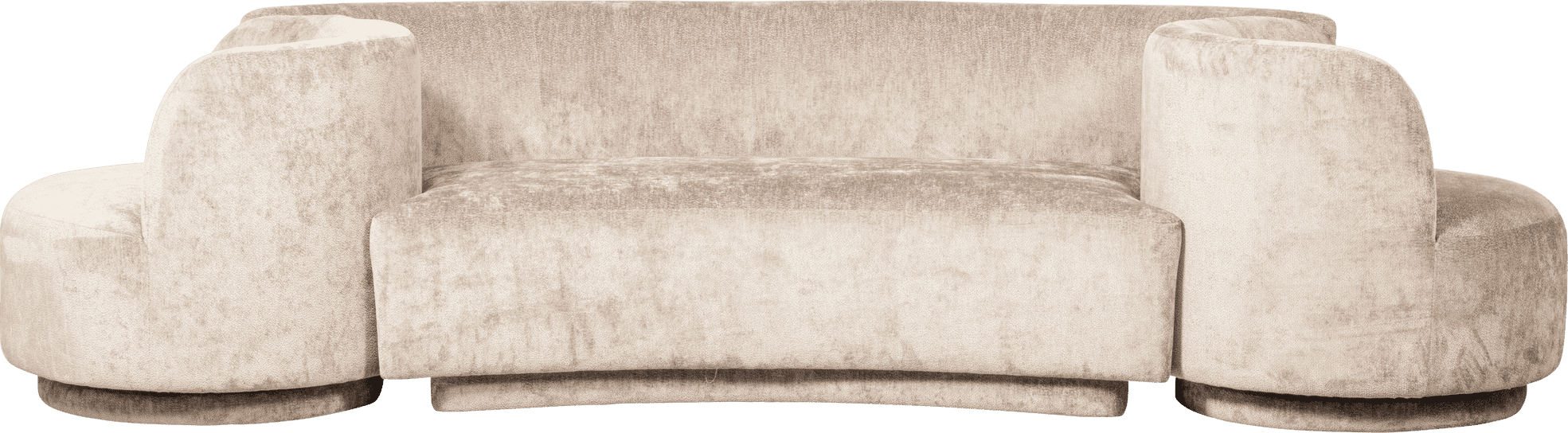 BePureHome Combi-popular: bankje fauteuils naturel Naturel Fauteuil