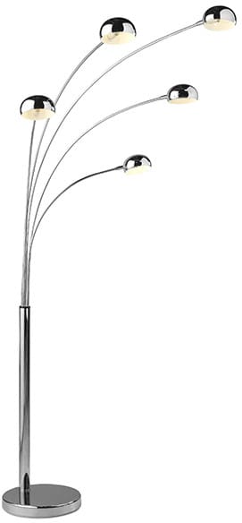 Feelings Wonen Five fingers vloerlamp 5-lichts chroom Chroom Vloerlamp