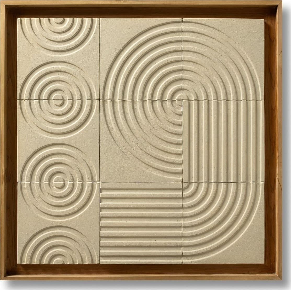 Feelings Wonen Geometric wanddecoratie Naturel Wanddecoratie