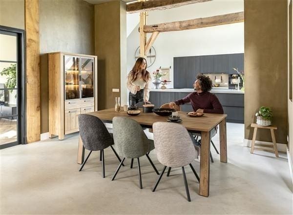 Henders & Hazel Delmonte eetkamertafel 230 x 100 cm. Naturel Eettafel
