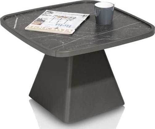 Henders & Hazel Oskar salontafel 60 x 60 cm. - HPL - onyx Zwart Bijzettafel