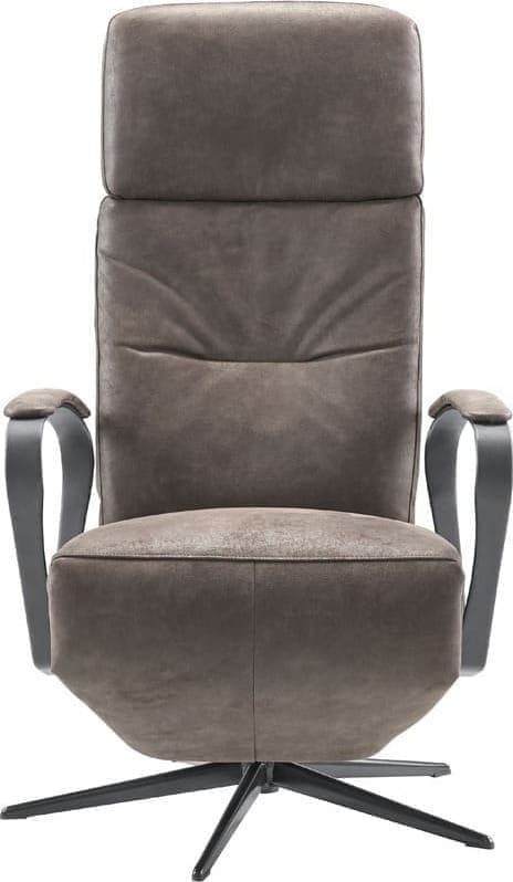 INHOUSE Relaxfauteuil Dock 5 M bruin microleder Bruin Fauteuil
