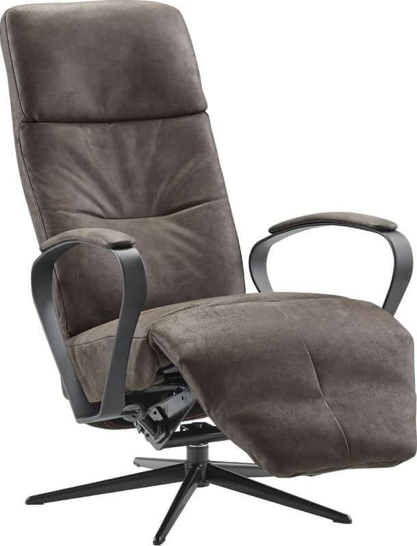 INHOUSE Relaxfauteuil Dock 5 M bruin microleder Bruin Fauteuil