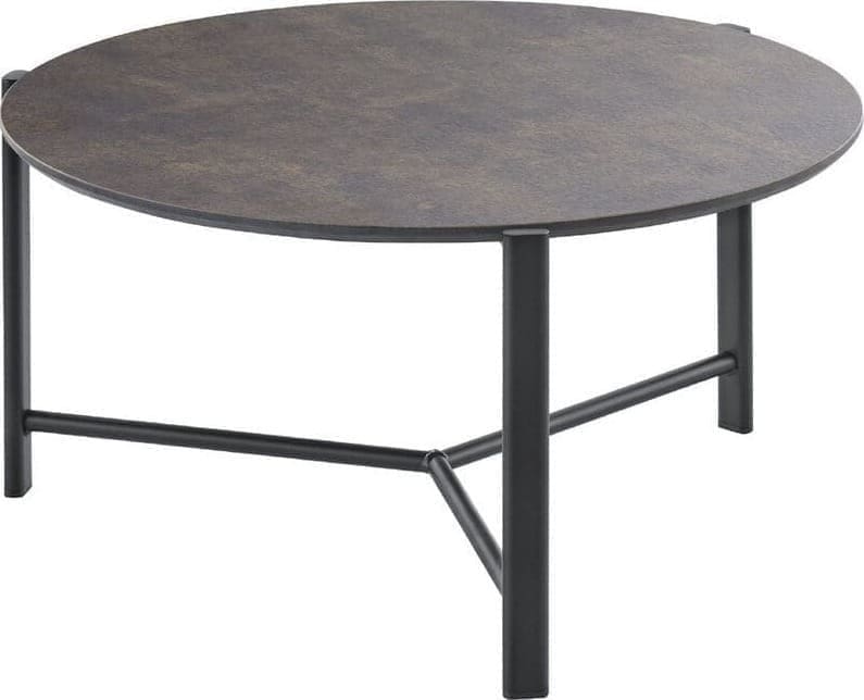 INHOUSE Salontafel Montona HPL grijs rond 60cm Grijs Salontafel