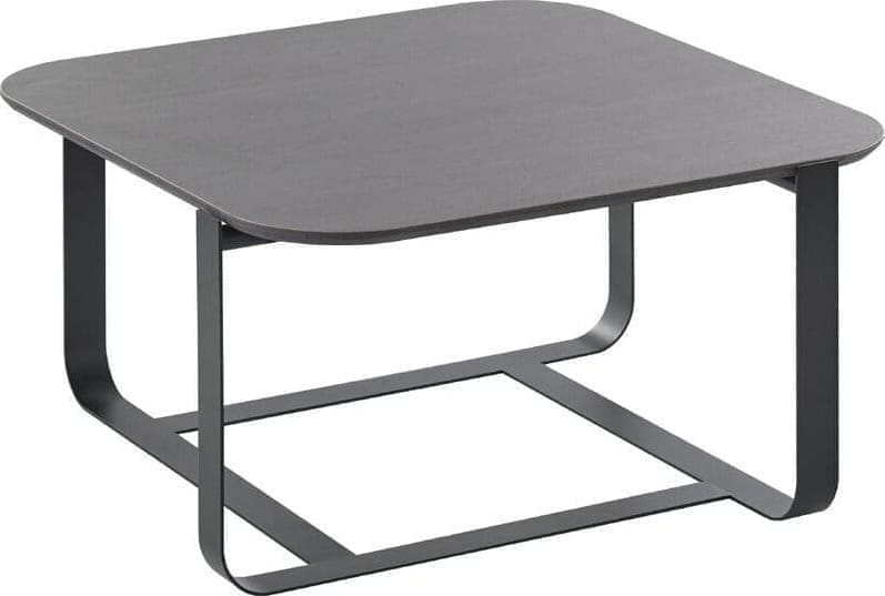 INHOUSE Salontafel Monzunio HPL zwart vierkant 60x60cm Zwart Salontafel