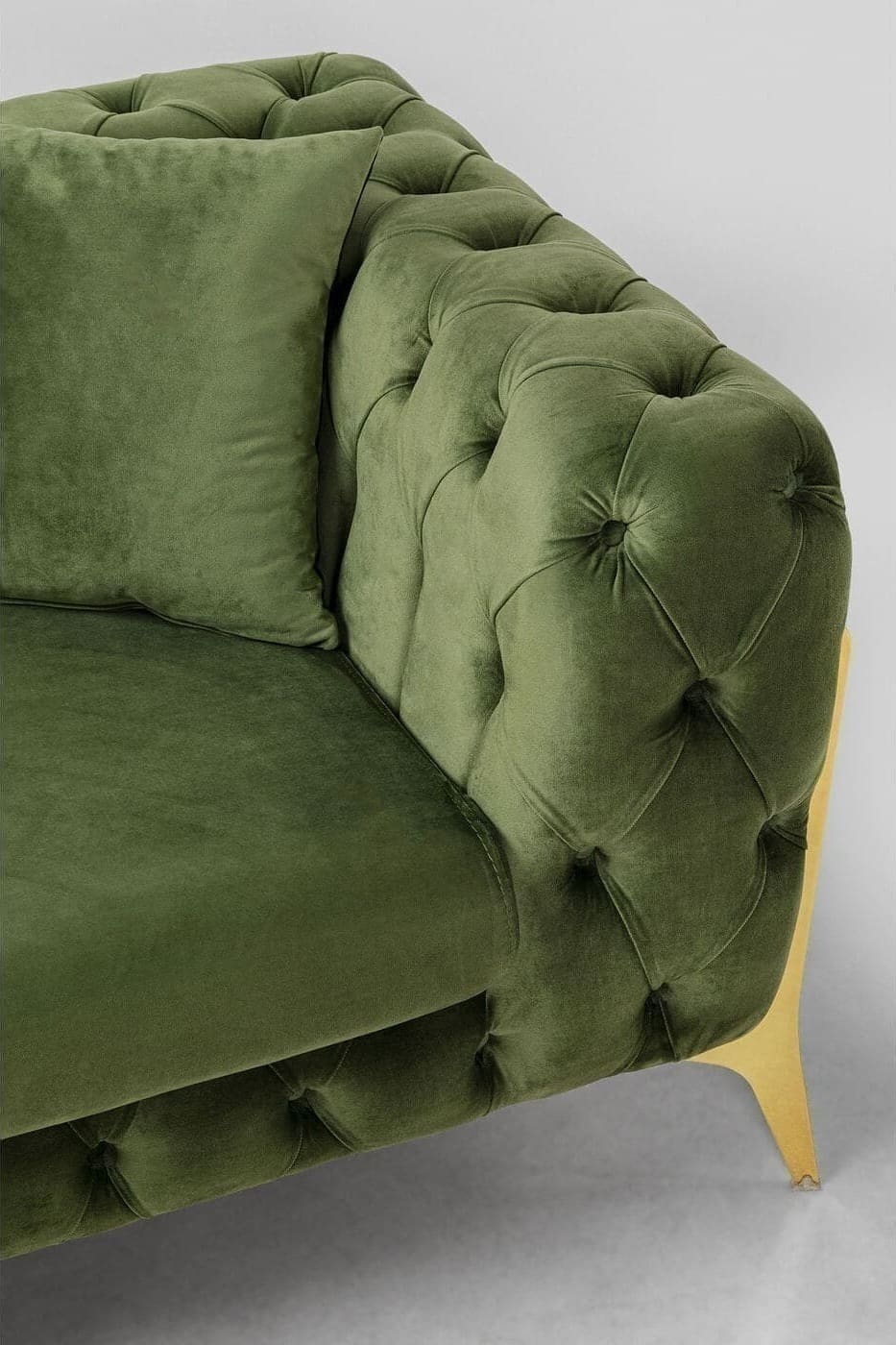 Bank Bellissima 2-zitsbank Velvet Green 200cm Kare Design Bank 86930