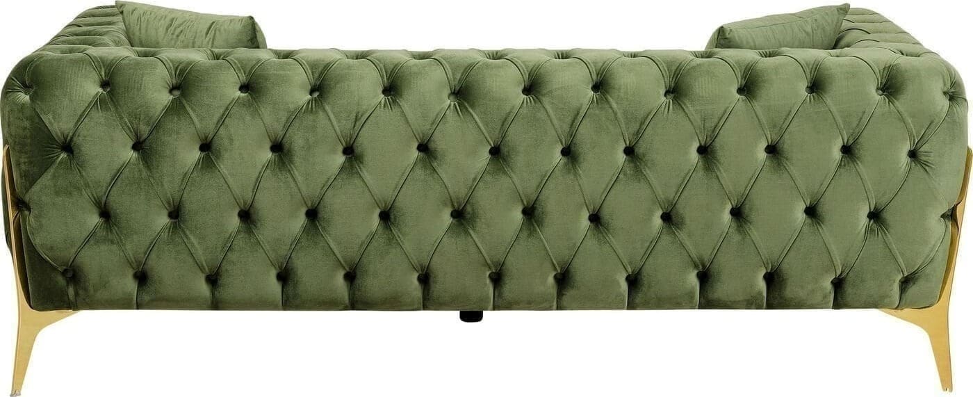 Bank Bellissima 2-zitsbank Velvet Green 200cm Kare Design Bank 86930