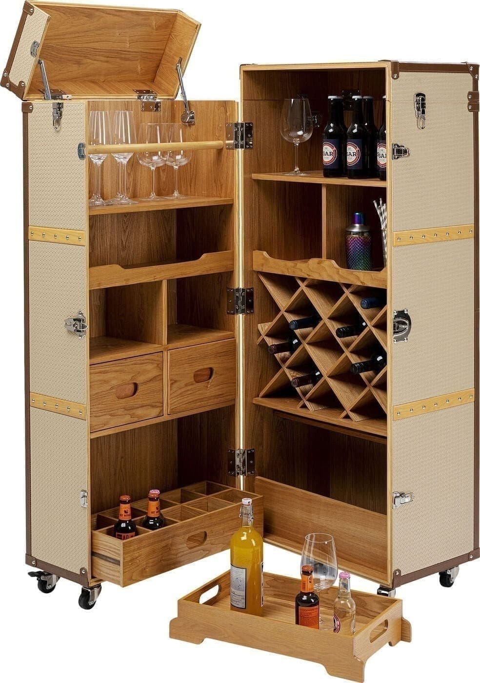 Barkast Venezia Cream Kare Design Kast|Bergkast 87201