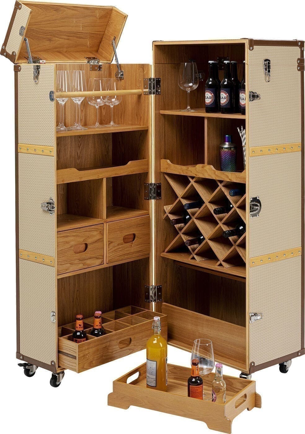 Barkast Venezia Cream Kare Design Kast|Bergkast 87201