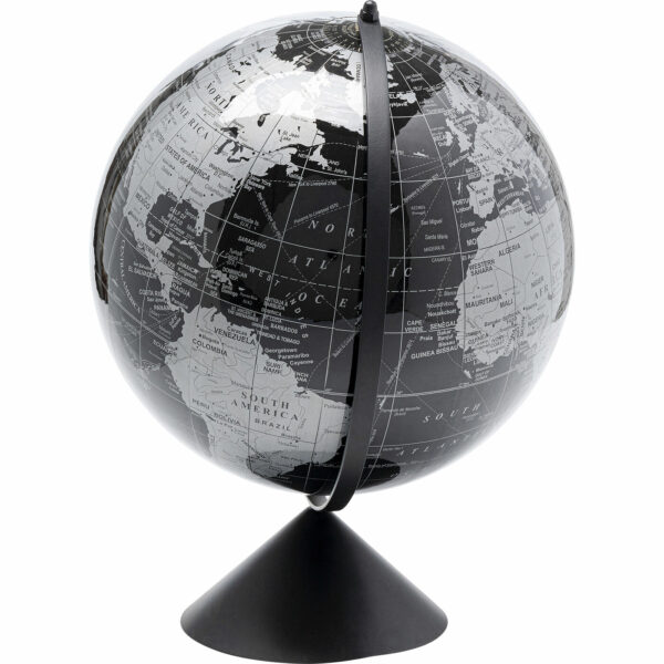 Beeld Globe Top Black 40cm Kare Design Beeld 53927