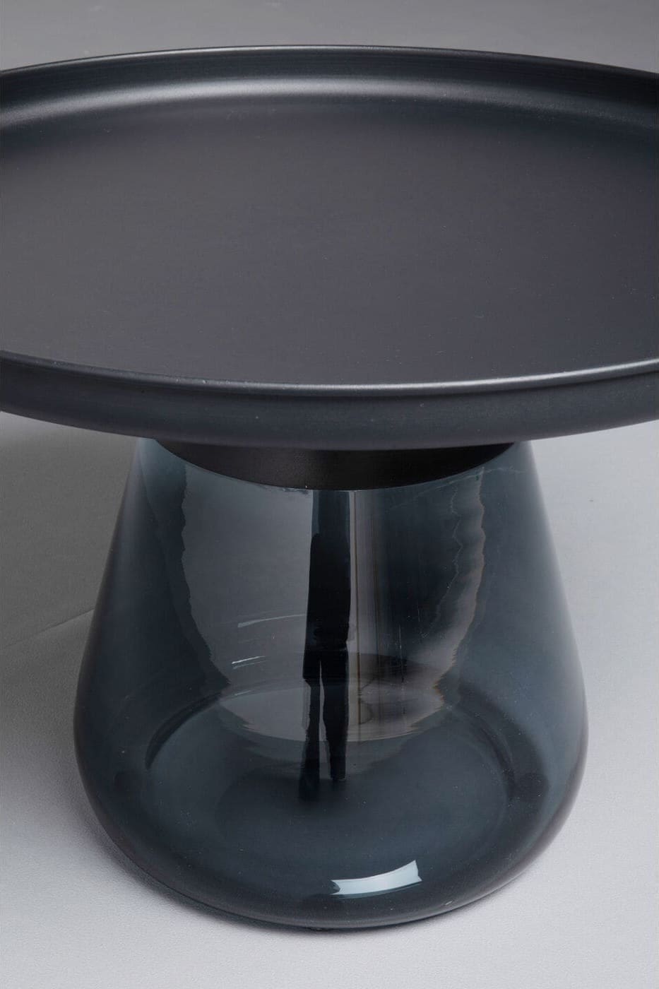 Bijzettafel Bottiglia Smoke Ø 60cm Kare Design Bijzettafel 87470