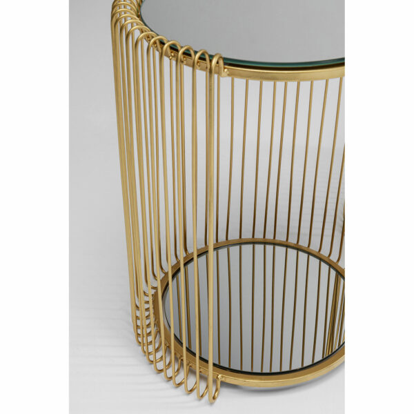Bijzettafel Wire Double Brass (2/Set) Kare Design Bijzettafel 87673