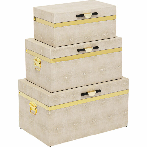 Box Classy (3/Set) Kare Design Woonaccessoire|Woningdecoratie 56260
