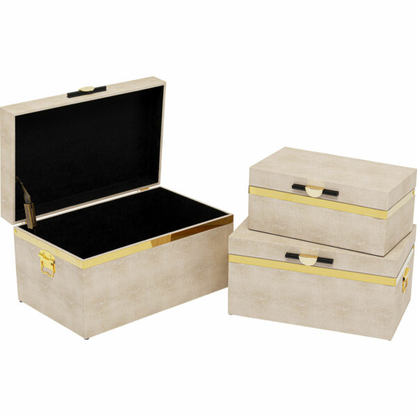 Box Classy (3/Set) Kare Design Woonaccessoire|Woningdecoratie 56260
