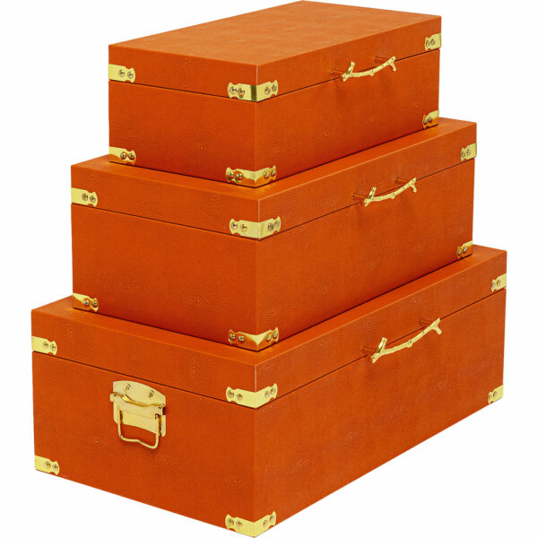 Box Noah Orange (3/Set) Kare Design Woonaccessoire|Woningdecoratie 56259