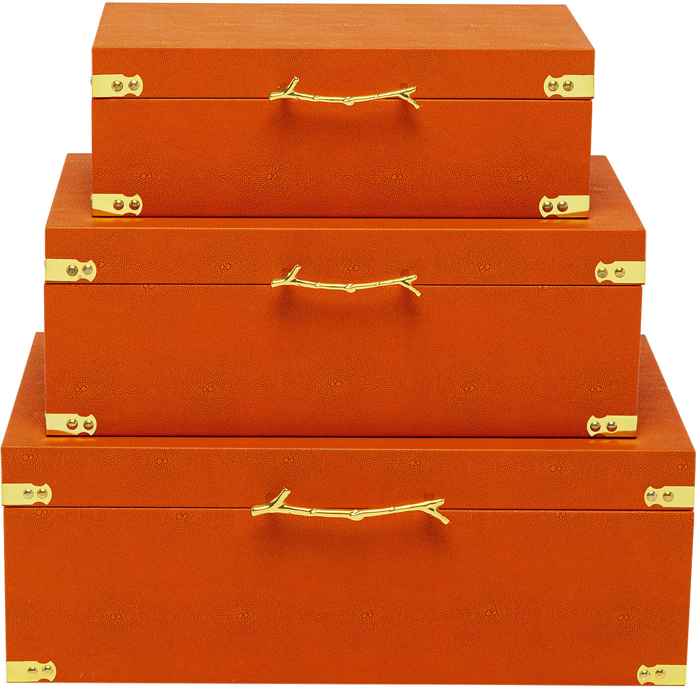 Box Noah Orange (3/Set) Kare Design Woonaccessoire|Woningdecoratie 56259