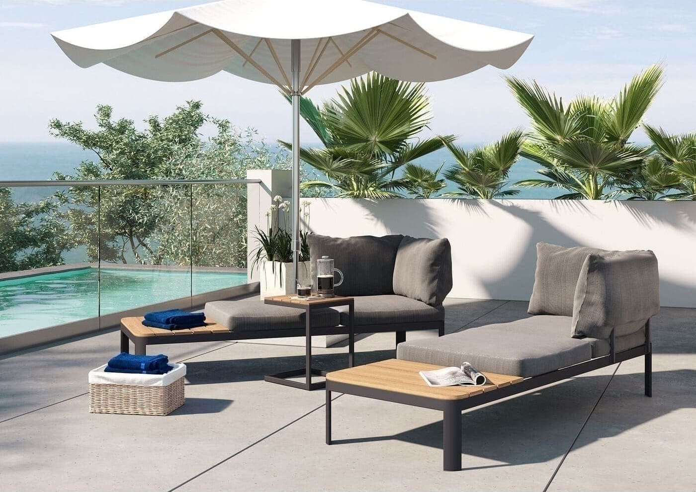 Chaise Longue Happy Day Right Kare Design Bank 82726