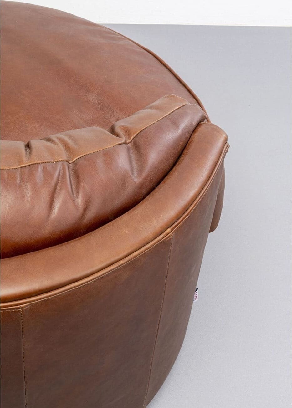 Draaistoel Met Arm Music Hall Leather Brown Kare Design Armstoel 87791