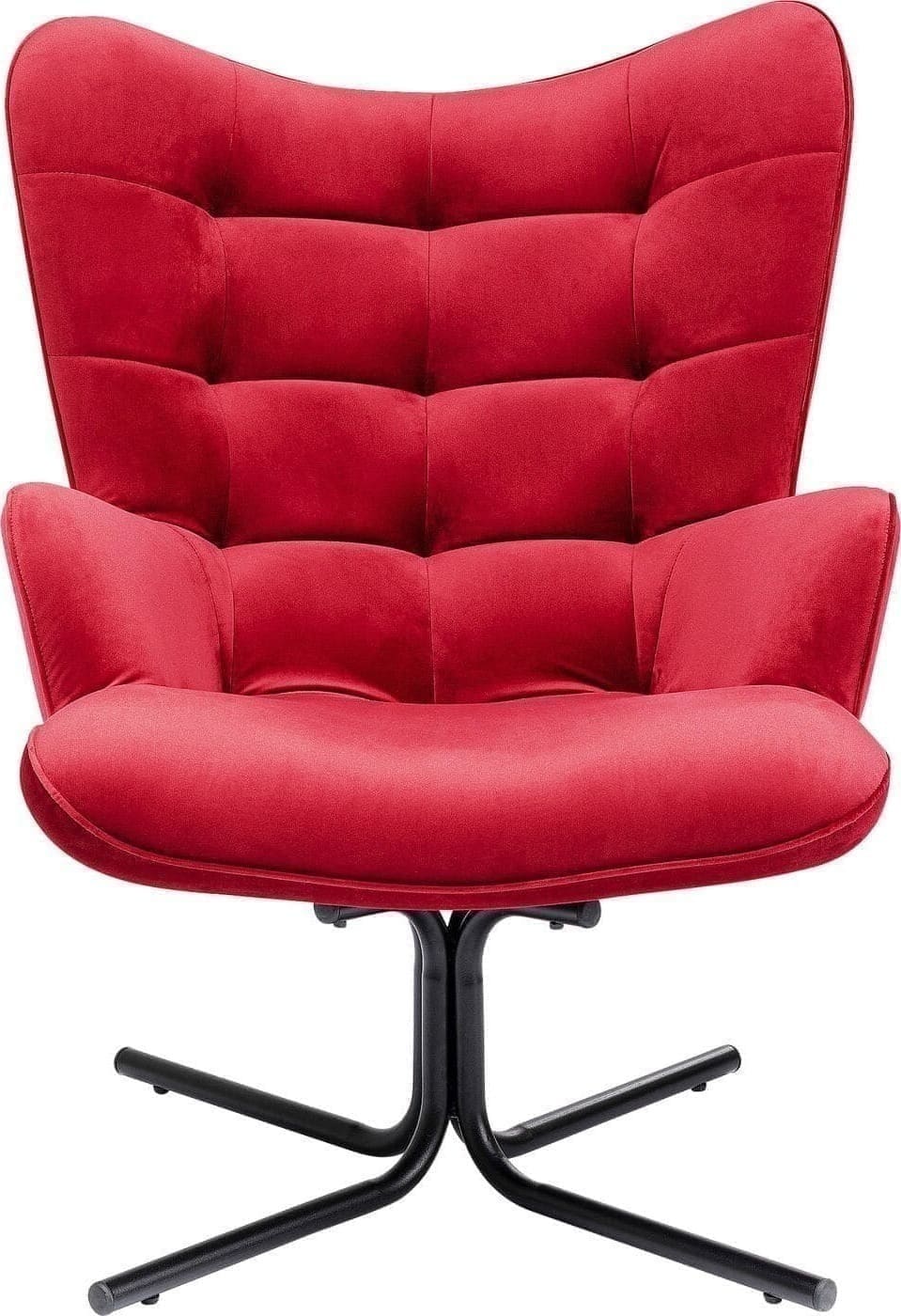 Draaistoel Met Arm Oscar Velvet Red Kare Design Armstoel 86361