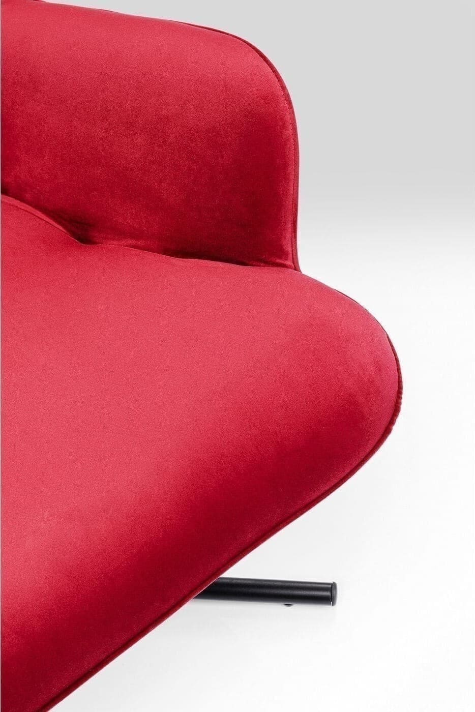 Draaistoel Met Arm Oscar Velvet Red Kare Design Armstoel 86361