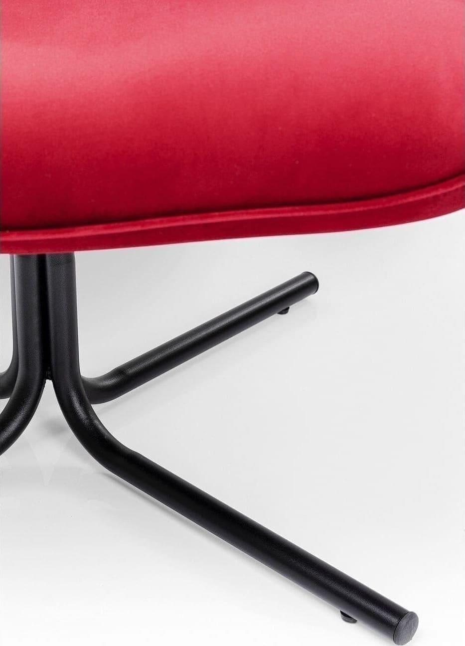 Draaistoel Met Arm Oscar Velvet Red Kare Design Armstoel 86361
