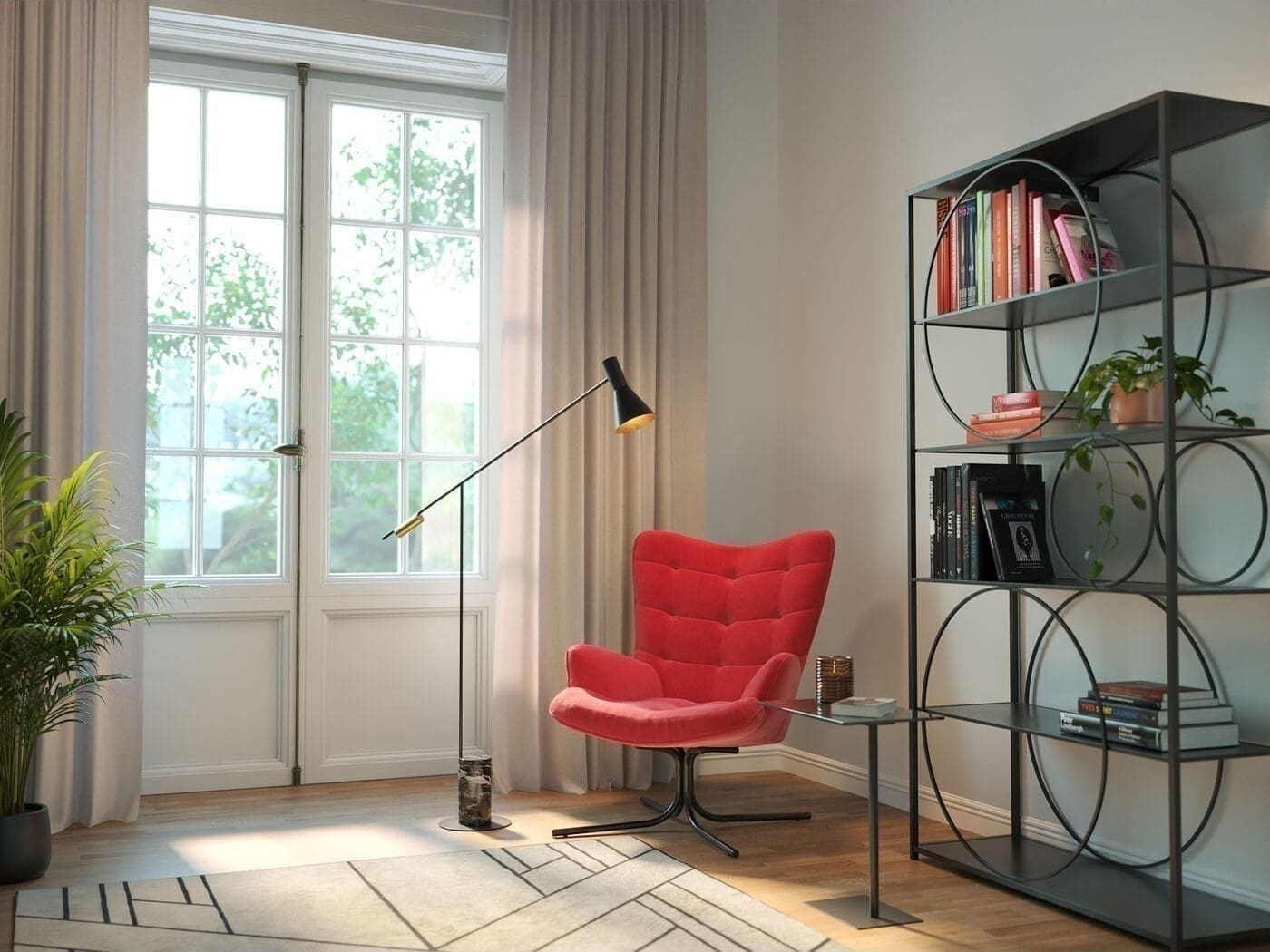 Draaistoel Met Arm Oscar Velvet Red Kare Design Armstoel 86361