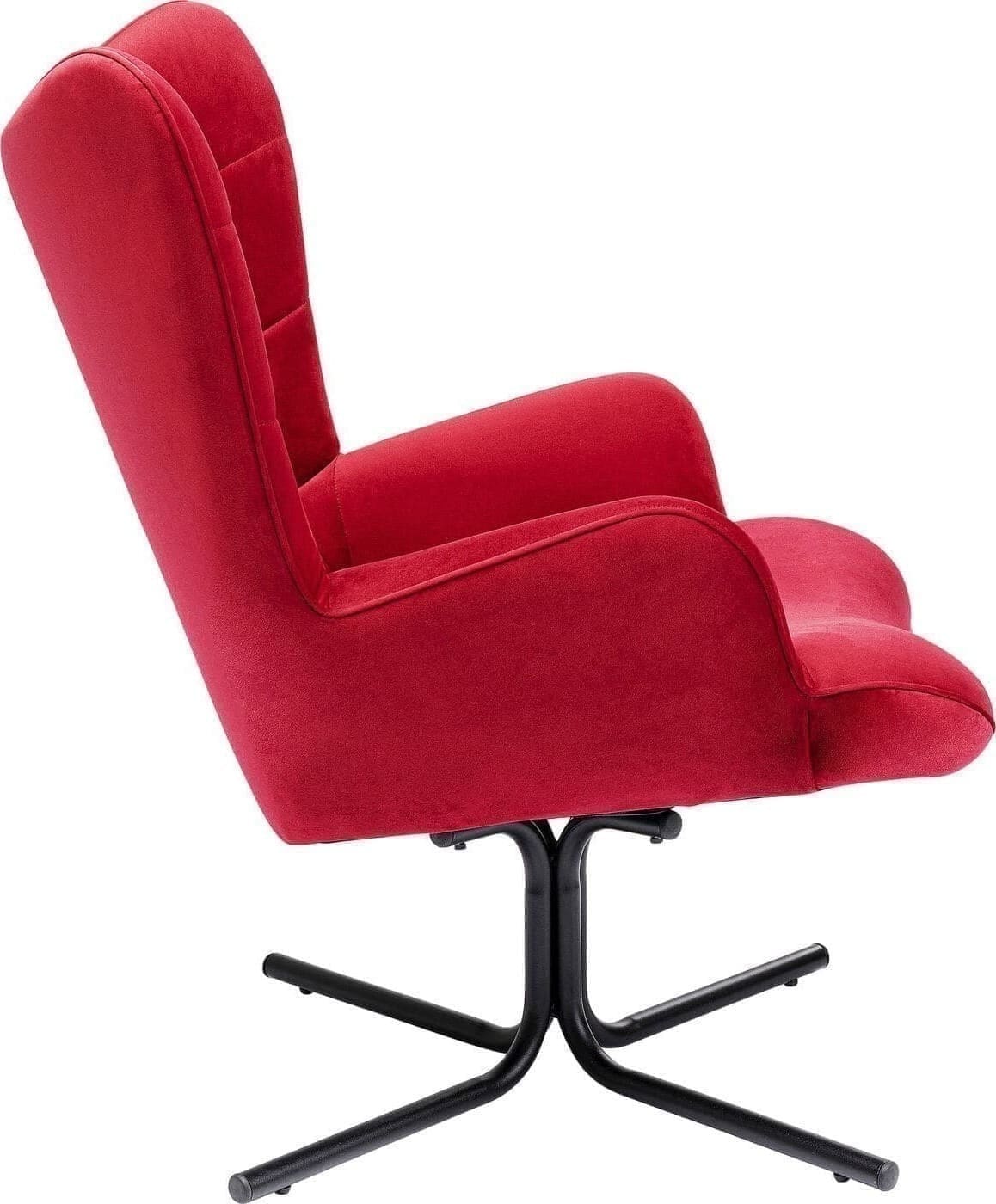 Draaistoel Met Arm Oscar Velvet Red Kare Design Armstoel 86361
