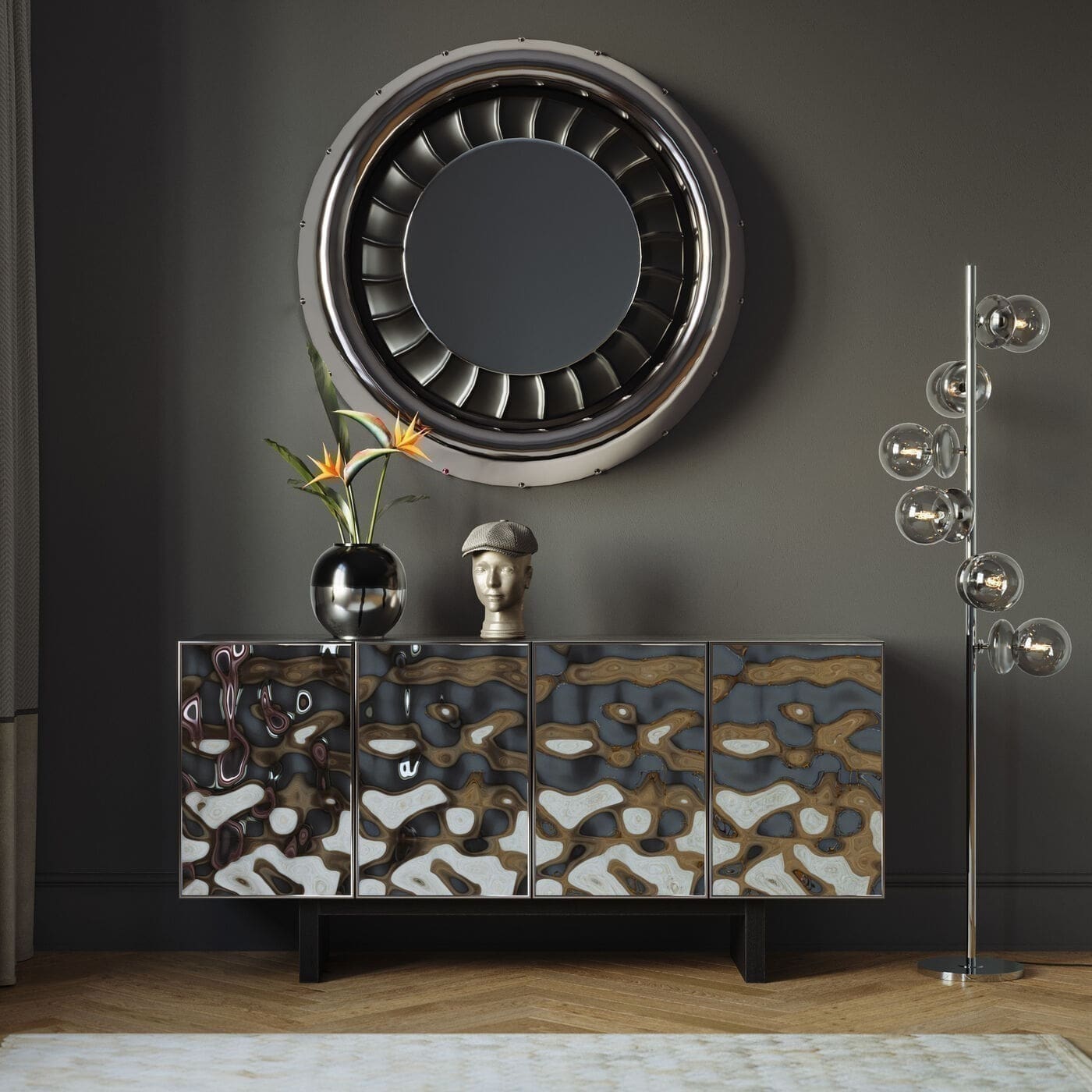 Dressoir Caldera 160x78cm Kare Design Dressoir 80122
