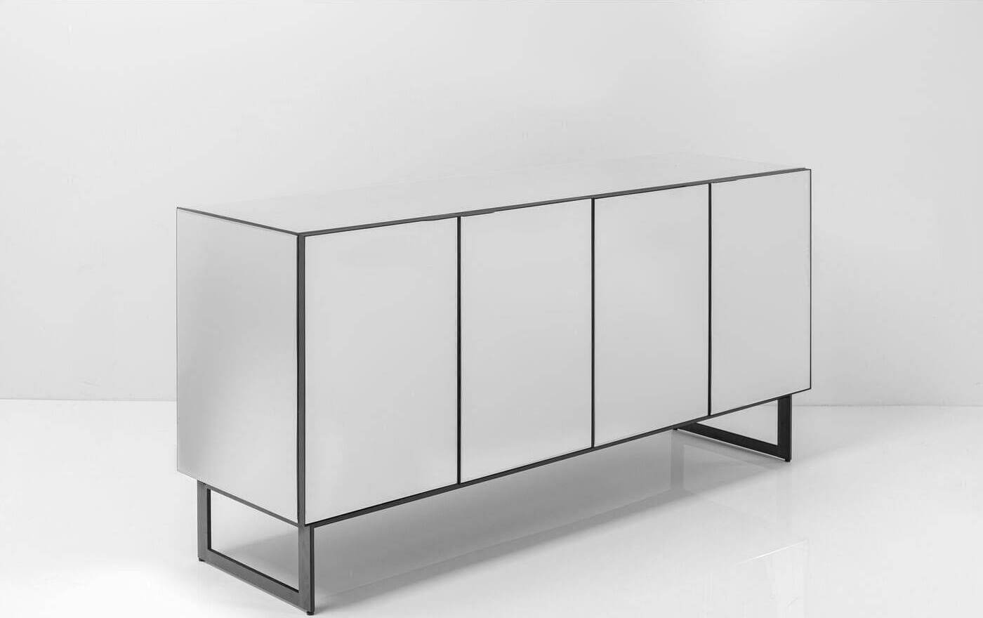 Dressoir Soran Black 160x45cm Kare Design Dressoir 86801